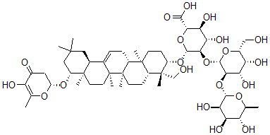 CAS 登录号：143519-54-4， 色皂苷I