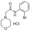CAS 登录号：143579-17-3， N-(2-溴苯基)-2-吗啉-4-基乙酰胺盐酸盐