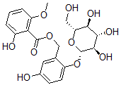 CAS#: 143601-09-6, [5-Hydroxy-2-[(2S,3R,4S,5S,6R)-3,4,5-Trihydroxy-6-(Hydroxymethyl)Oxan-2-Yl]Oxyphenyl]Methyl 2-Hydroxy-6-Methoxybenzoate