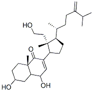CAS 登录号：143625-40-5， (8aS)-4,6-二羟基-2-[(2R,3R)-2-(2-羟基乙基)-2-甲基-3-[(2R)-6-甲基-5-亚甲基庚烷-2-基]环戊基]-8a-甲基-4,4a,5,6,7,8-六氢萘-1-酮