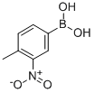 CAS 登录号：143697-03-4， B-(4-甲基-2-硝基苯基)-硼酸