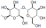CAS 登录号：143732-03-0， (2R,3S,4S,5S,6R)-2-[(2R,3S,4R,5S,6R)-4,5-二羟基-2-(羟基甲基)-6-甲氧基四氢吡喃-3-基]氧基-6-(羟基甲基)四氢吡喃-3,4,5-三醇
