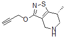 CAS 登录号：143756-51-8， (7R)-7-甲基-3-丙-2-炔氧基-4,5,6,7-四氢-[1,2]噻唑并[5,4-d]吡啶