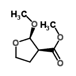CAS 登录号：143789-16-6， 甲基(2R,3S)-2-甲氧基四氢-3-呋喃羧酸酯