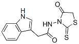 CAS#: 1438-20-6, N-(4-Oxo-2-Thioxothiazolidin-3-Yl)-1H-Indole-3-Acetamide