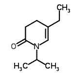 CAS 登录号：143818-35-3， 5-乙基-1-异丙基-3,4-二氢-2(1H)-吡啶酮