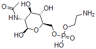 CAS#: 143873-64-7, [(2R,3S,4R,5R,6R)-5-Acetamido-3,4,6-Trihydroxyoxan-2-Yl]Methyl 2-Aminoethyl Hydrogen Phosphate