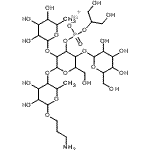 CAS 登录号：143873-66-9， 钠3-氨基丙基6-脱氧吡喃己糖苷-(1->2)-[己糖吡喃糖苷-(1->4)]-3-O-{[(1,3-二羟基-2-丙基)氧基]磷酸基}己糖吡喃糖苷-(1->4)-6-脱氧吡喃己糖苷