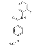 CAS 登录号：143925-52-4， N-(2-氟苯基)-4-甲氧基苯甲酰胺
