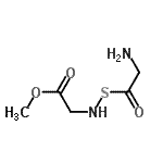 CAS 登录号：143931-42-4， 甲基N-(甘氨酰硫基)甘氨酸酯