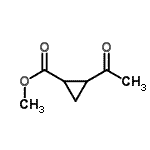 CAS 登录号：143955-12-8， 甲基2-乙酰基环丙烷羧酸酯