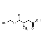 CAS#: 143977-10-0, (3S)-3-Amino-4-(Hydroxymethoxy)-4-Oxobutanoic Acid