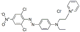 CAS 登录号：14408-20-9， 1-[2-[[4-[(2,6-二氯-4-硝基苯基)偶氮]苯基]乙基氨基]乙基]吡啶鎓氯化物