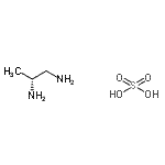 CAS 登录号：144118-44-5， (2R)-1,2-丙烷二胺硫酸盐(1:1)