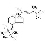 CAS#: 144177-03-7, ({(4S)-1-[(2R,3E,5R)-5,6-Dimethyl-3-Hepten-2-Yl]-7A-Methyloctahydro-1H-Inden-4-Yl}Oxy)(Dimethyl)(2-Methyl-2-Propanyl)Silane