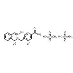CAS#: 144252-71-1, 4-Carbamoyl-1-[({2-[(E)-(Hydroxyimino)Methyl]-1-Pyridiniumyl}Methoxy)Methyl]Pyridinium Chloride - Methanesulfonic Acid (1:2:2)