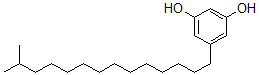 CAS 登录号：144284-17-3， 5-(13-甲基十四烷基)苯-1,3-二醇