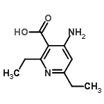 CAS#: 144291-53-2, 4-Amino-2,6-Diethylnicotinic Acid