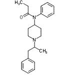 CAS 登录号：1443-44-3， N-苯基-N-[1-(1-苯基-2-丙基)-4-哌啶基]丙酰胺