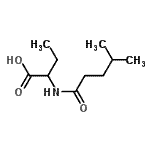 CAS#: 144301-09-7, 2-[(4-Methylpentanoyl)Amino]Butanoic Acid