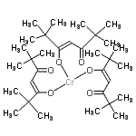 CAS#: 14434-47-0, Chromium(3+) Tris[(3Z)-2,2,6,6-Tetramethyl-5-Oxo-3-Hepten-3-Olate]