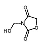 CAS 登录号：144365-55-9， 3-(羟基甲基)-1,3-恶唑烷-2,4-二酮