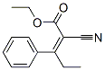 CAS 登录号：14442-48-9， (Z)-2-氰基-3-苯基-戊-2-烯酸乙酯