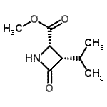CAS#: 144452-35-7, Methyl (2S,3S)-3-Isopropyl-4-Oxo-2-Azetidinecarboxylate