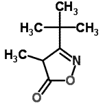 CAS#: 144478-96-6, 4-Methyl-3-(2-Methyl-2-Propanyl)-1,2-Oxazol-5(4H)-One