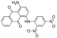 CAS 登录号：14449-97-9， 1-氨基-4-(2,4-二硝基苯胺基)蒽醌