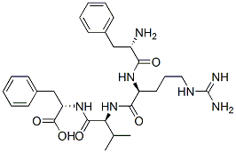 CAS 登录号：144548-33-4， (2S)-2-[[(2S)-2-[[(2S)-2-[[(2S)-2-氨基-3-苯基丙酰基]氨基]-5-(二氨基亚甲基氨基)戊酰]氨基]-3-甲基丁酰基]氨基]-3-苯丙酸