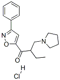 CAS#: 144576-50-1, 1-(3-Phenyl-1,2-Oxazol-5-Yl)-2-(Pyrrolidin-1-Ylmethyl)Butan-1-One Hydrochloride
