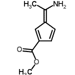 CAS 登录号：14469-78-4， 甲基(3E)-3-(1-氨基亚乙基)-1,4-环戊二烯-1-羧酸酯