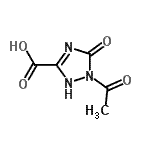 CAS#: 144704-37-0, 1-Acetyl-5-Oxo-2,5-Dihydro-1H-1,2,4-Triazole-3-Carboxylic Acid