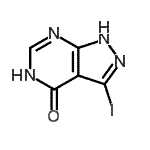CAS#: 144750-83-4, 3-Iodo-1,5-Dihydro-4H-Pyrazolo[3,4-d]Pyrimidin-4-One