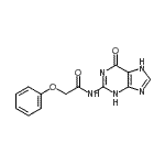 CAS#: 144782-23-0, N-(6-Oxo-3,7-Dihydropurin-2-Yl)-2-Phenoxy-Acetamide