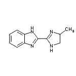 CAS 登录号：14483-93-3， 2-(4-甲基-4,5-二氢-1H-咪唑-2-基)-1H-苯并咪唑