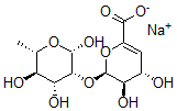 CAS#: 145039-76-5, Sodium (4S,5R,6S)-4,5-Dihydroxy-6-[(2S,3R,4R,5R,6S)-2,4,5-Trihydroxy-6-Methyloxan-3-Yl]Oxy-5,6-Dihydro-4H-Pyran-2-Carboxylate