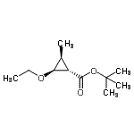 CAS#: 145059-79-6, 2-Methyl-2-Propanyl (1S,2S,3S)-2-Ethoxy-3-Methylcyclopropanecarboxylate
