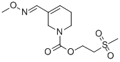 CAS#: 145071-39-2, 2-Methylsulfonylethyl 3-[(E)-Methoxyiminomethyl]-5,6-Dihydro-2H-Pyridine-1-Carboxylate