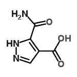 CAS 登录号：145147-06-4， 5-氨基甲酰-1H-吡唑-4-羧酸
