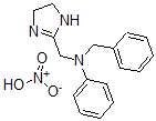 CAS 登录号：145178-44-5， N-苄基-N-(4,5-二氢-1H-咪唑-2-基甲基)苯胺硝酸盐