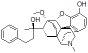 CAS 登录号：14521-98-3， (1-羟基-1-甲基-3-苯基丙基)-6,14-内-乙烯桥四氢东罂粟碱