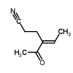CAS#: 145250-01-7, (4E)-4-Acetyl-4-Hexenenitrile