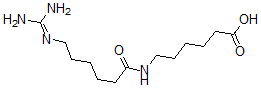 CAS 登录号：145328-93-4， 6-[6-(二氨基亚甲基氨基)己酰氨基]己酸