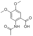 CAS 登录号：145352-75-6， 2-乙酰氨基-4,5-二甲氧基苯甲酸酯