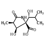CAS 登录号：145451-97-4， (3S,4R)-3-羟基-2-[(1R)-1-羟基-2-甲基丙基]-4-甲基-5-氧代脯氨酸