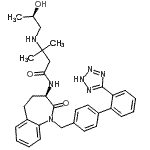 CAS#: 145455-35-2, 3-{[(2R)-2-Hydroxypropyl]Amino}-3-Methyl-N-[(3R)-2-Oxo-1-{[2'-(2H-Tetrazol-5-Yl)-4-Biphenylyl]Methyl}-2,3,4,5-Tetrahydro-1H-1-Benzazepin-3-Yl]Butanamide