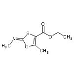 CAS 登录号：145627-51-6， 乙基(2E)-5-甲基-2-(甲基亚胺)-1,3-氧硫杂环戊烷-4-羧酸酯