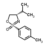 CAS 登录号：145679-46-5， (4S)-4-异丙基-2-(4-甲基苯基)-4,5-二氢-1,2lambda<sup>4</sup>,3-氧杂噻唑e2-氧化物